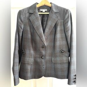 Pendleton 100% Virgin wool Women's Gray Blazer Jacket